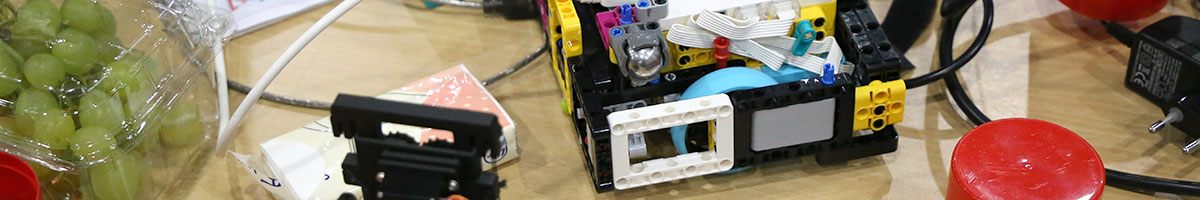 LEGO robot on a competition table