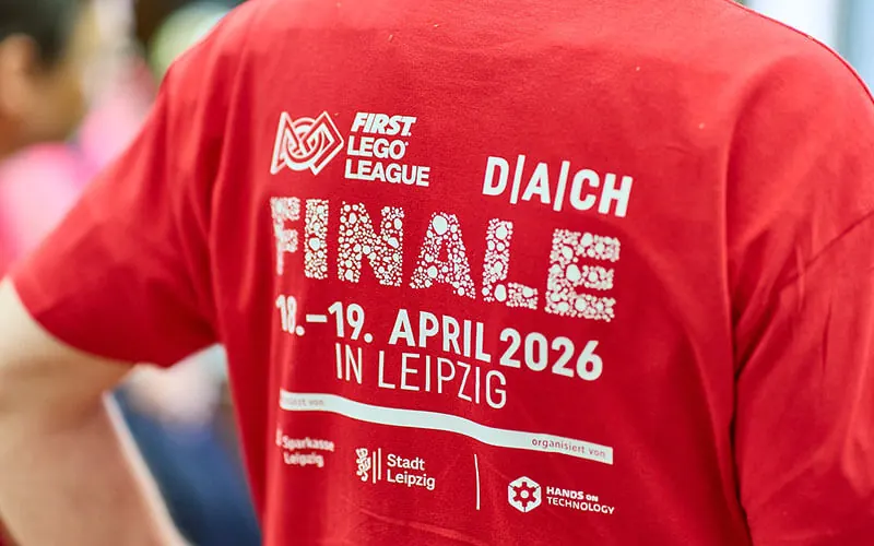 Team shirt with the 2026 D-A-CH final in Leipzig printed on it