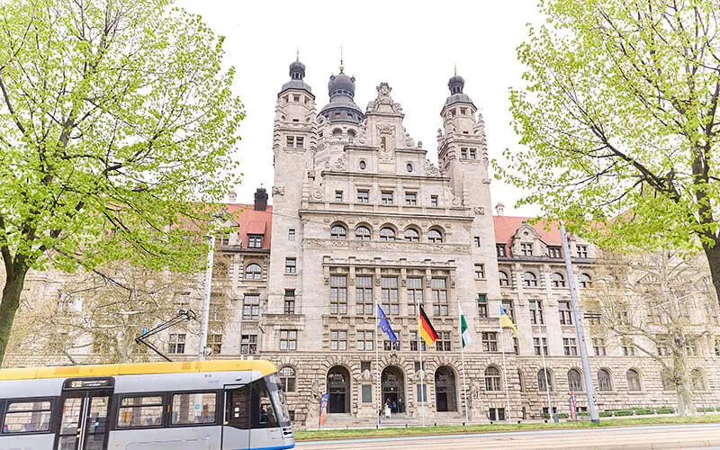 Neues Rathaus Leipzig als Austragungsort des D-A-CH-Finales